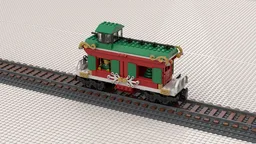 Winter Holiday Caboose