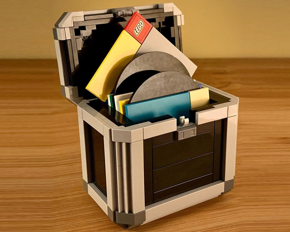 Lego DJ Record Case,