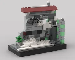 Hawkeye Alley Diorama