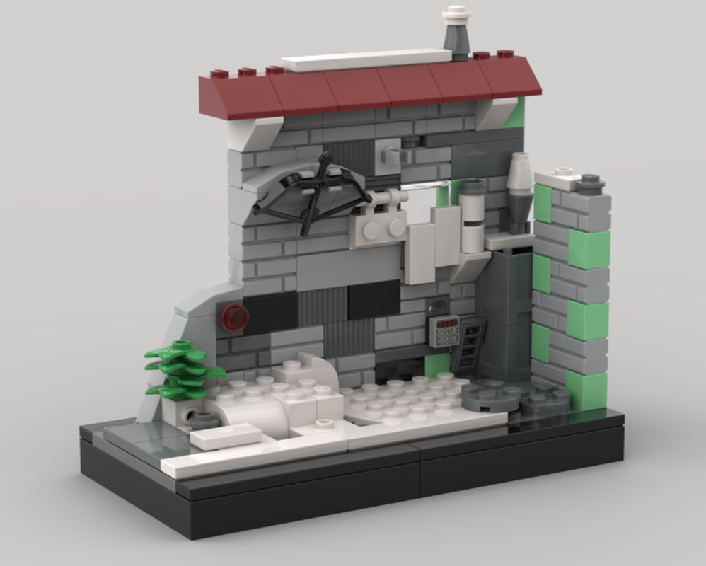 Lego Hawkeye Alley Diorama