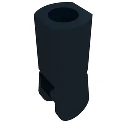 Bar Holder with Hole and Bar Handle / Black