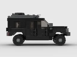 Multipurpose black SUV