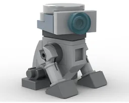 T3-M4 Droid Minifig-scale
