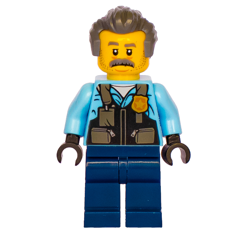 Lego Sam Grizzled with Hair