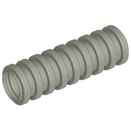 Hose, Ribbed 7mm D. 3L / 2.4cm / Pearl Light Gray