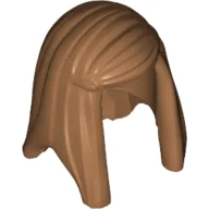 Hair Long Smooth with Bangs Swept to the Right / Medium Nougat