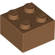 Brick 2 x 2 / Medium Nougat