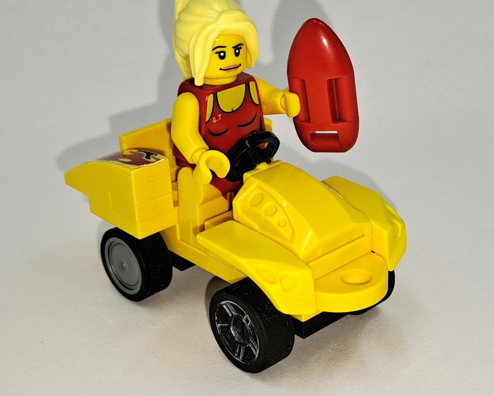 Lego Mini Yellow Lifeguard Buggy