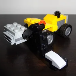 31014 Small tractor with mower crane