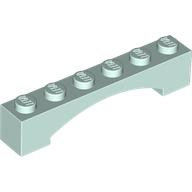 Lego Brick Arch 1 x 6 Raised Arch / Light Aqua