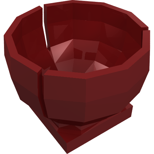 Lego Cylinder Hemisphere 2 x 2 Ball Turret Socket Base / Dark Red