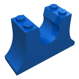 Fabuland Ferris Wheel Axle Support 2 x 6 x 3 / Blue
