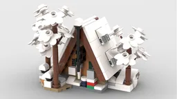 Mini 21338 A-Frame Cabin