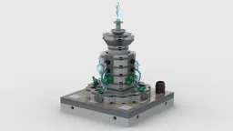 Mini-Medieval-Modulars 33 - "Big Fountain"