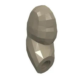 Bigfig Arm, Right [Plain] / Dark Tan