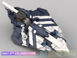 Plo-Koon's Delta-7B (Blade of Dorin) Aethersprite-Class Interceptor