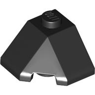 Lego Brick Wedged, Sloped 45° 2 x 2 Corner / Black