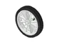 Wheel Spoked Large with Black Tire Smooth - Large Solid (35 / 36) / White