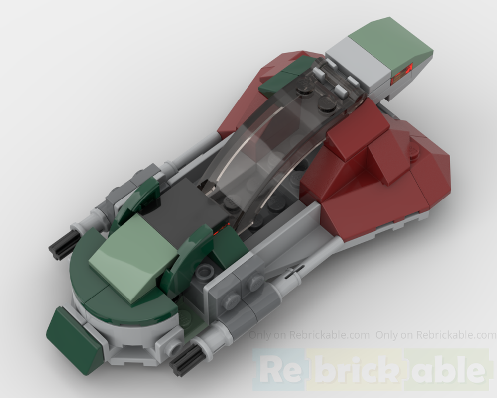 Lego Boba Fet Coruscant Airspeeder