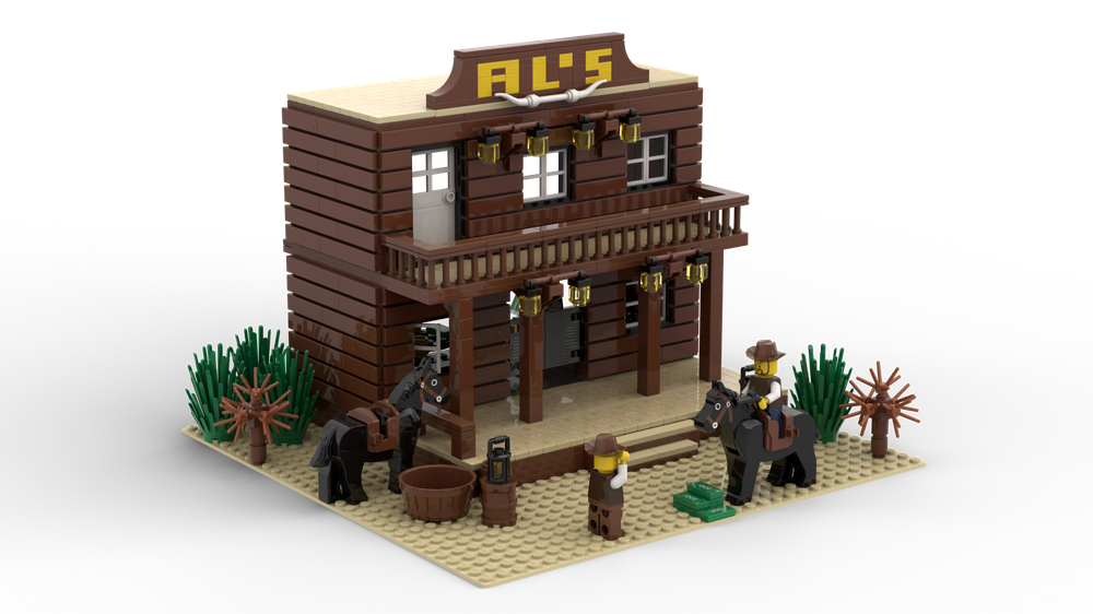 Lego Saloon - AL's Authentic Western Saloon