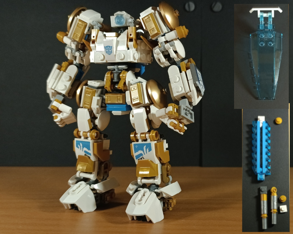 Lego Transformer OC 'Astrum 2.0' robot mode
