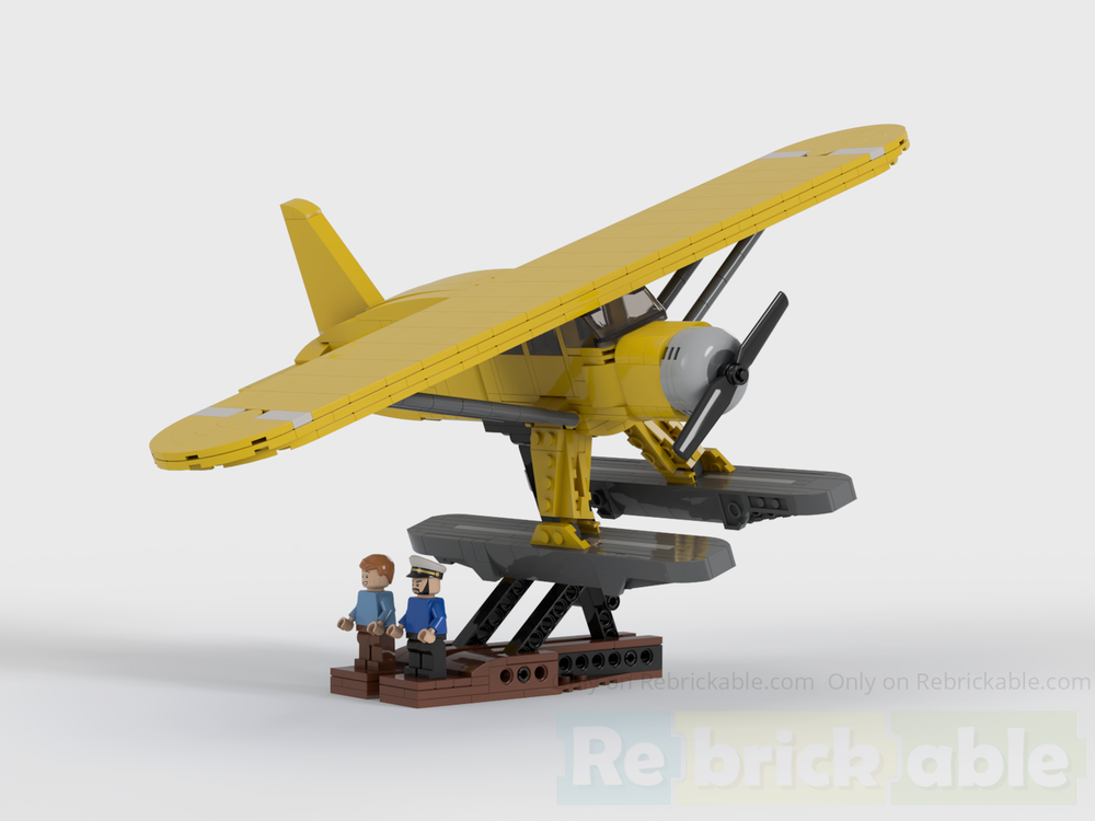 Lego Tintin - Yellow seaplane