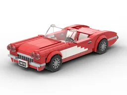 1959 red Corvette convertible