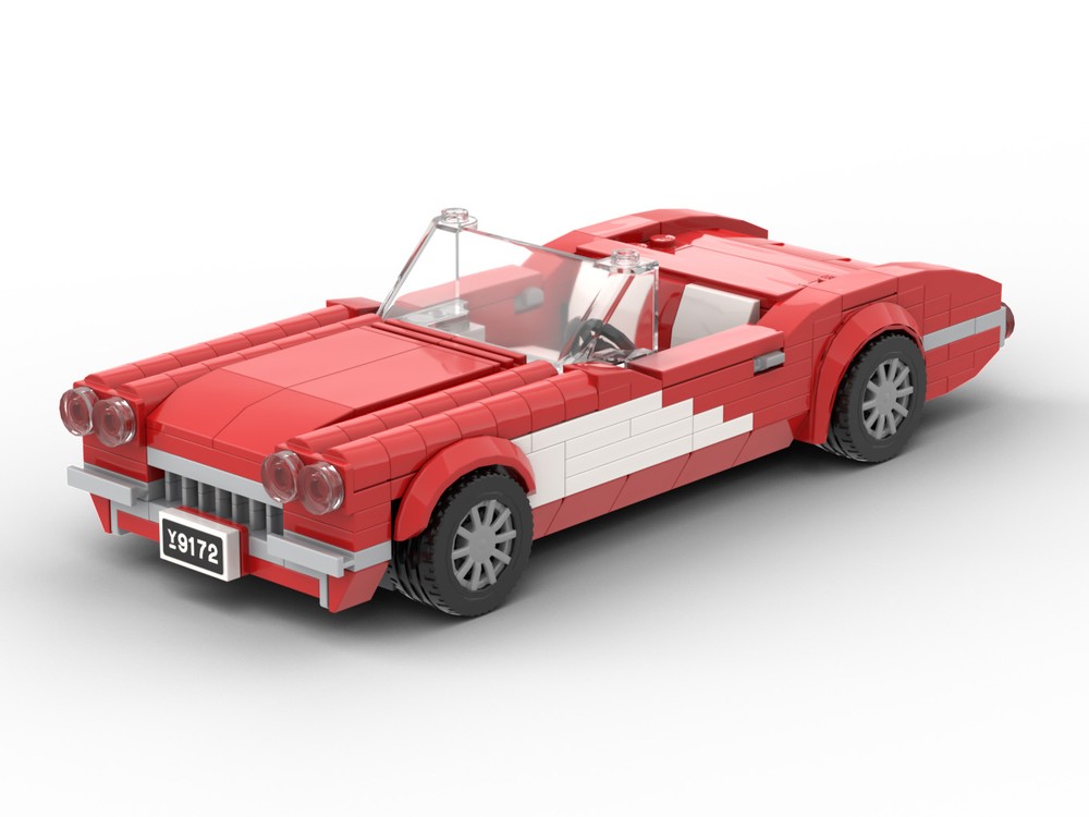 Lego 1959 red Corvette convertible