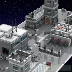 Modular Coruscant trooper base station