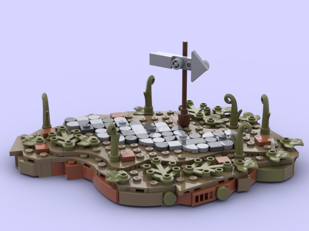 Lego A medieval path