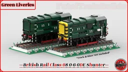 British Rail Class 08 Shunters (8W) (Dark Green)