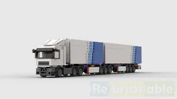 B double trailer&tractor