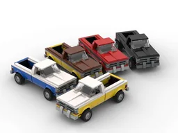 80s Bob & Weave Ram - Set of Five Colors - 8 Stud Speed Champions