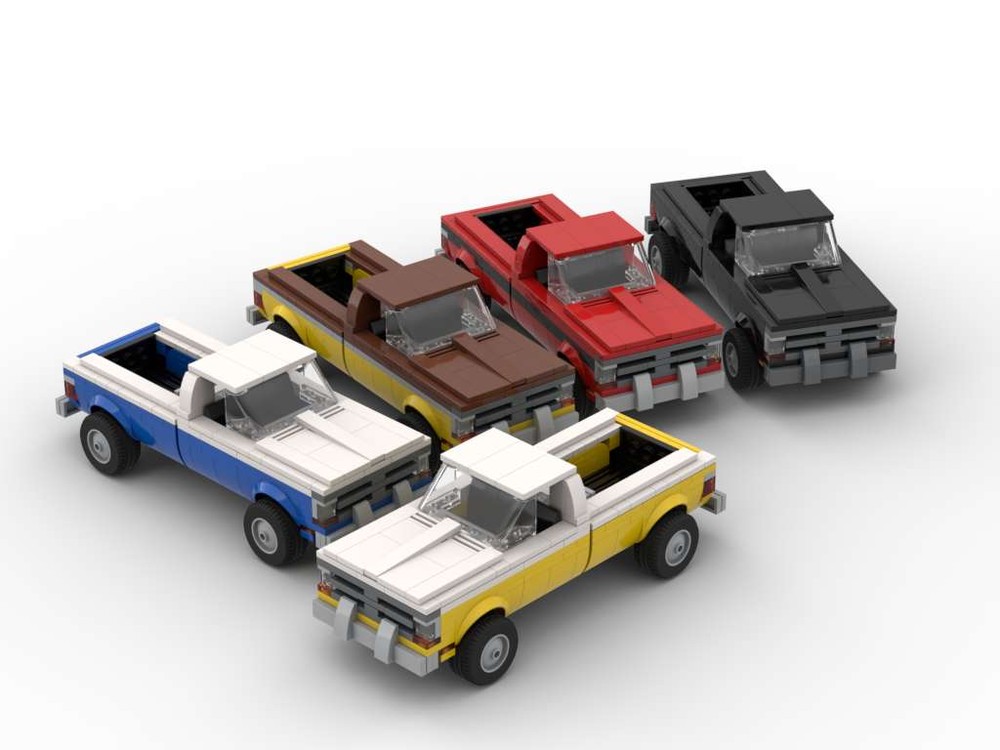 Lego 80s Bob & Weave Ram - Set of Five Colors - 8 Stud Speed Champions