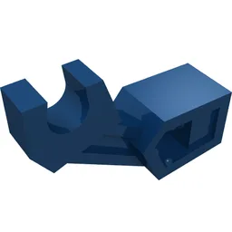 Arm Mechanical with Clip [Thin Support] / Dark Blue
