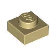 Plate 1 x 1 / Tan