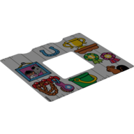 Lego Duplo Backdrop, Wall with Barn Interior Print / [No Color/Any Color]