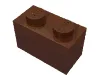 Brick 1 x 2 / Reddish Brown