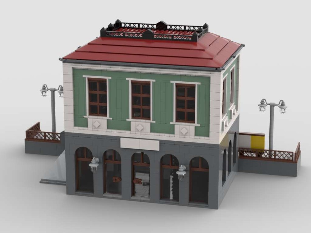 Lego Kleinstadtbahnhof