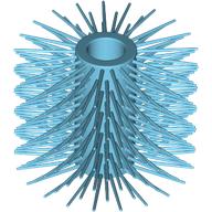 Lego Street Sweeper Brush / Medium Azure