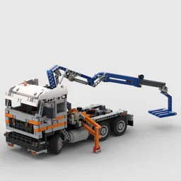 DAF F2800 crane truck 42128 B model