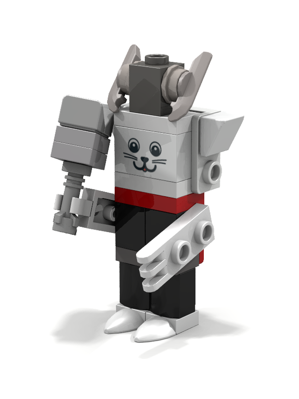 Lego Cat Thor