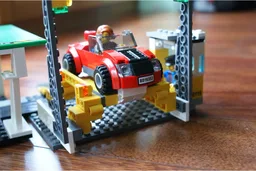 Mechanic with petrol station