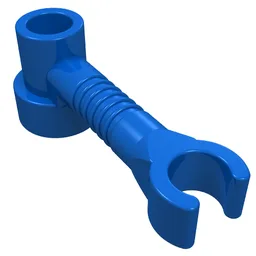 Bar 1 x 3 [Clip / Anti-Stud] / Blue