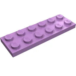 Plate 2 x 6 / Medium Lavender