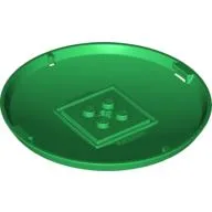 Pod, Bottom Cap 9 x 9 x 1 X-Pod / Green