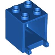 Lego Box 2 x 2 x 2 [Hollow Studs] / Blue