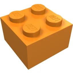 Brick 2 x 2 / Orange