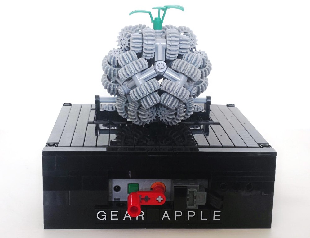 Lego Display Stand for Gear Apple v2 (Double Motors)