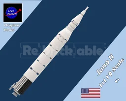 1:110 Juno II rocket